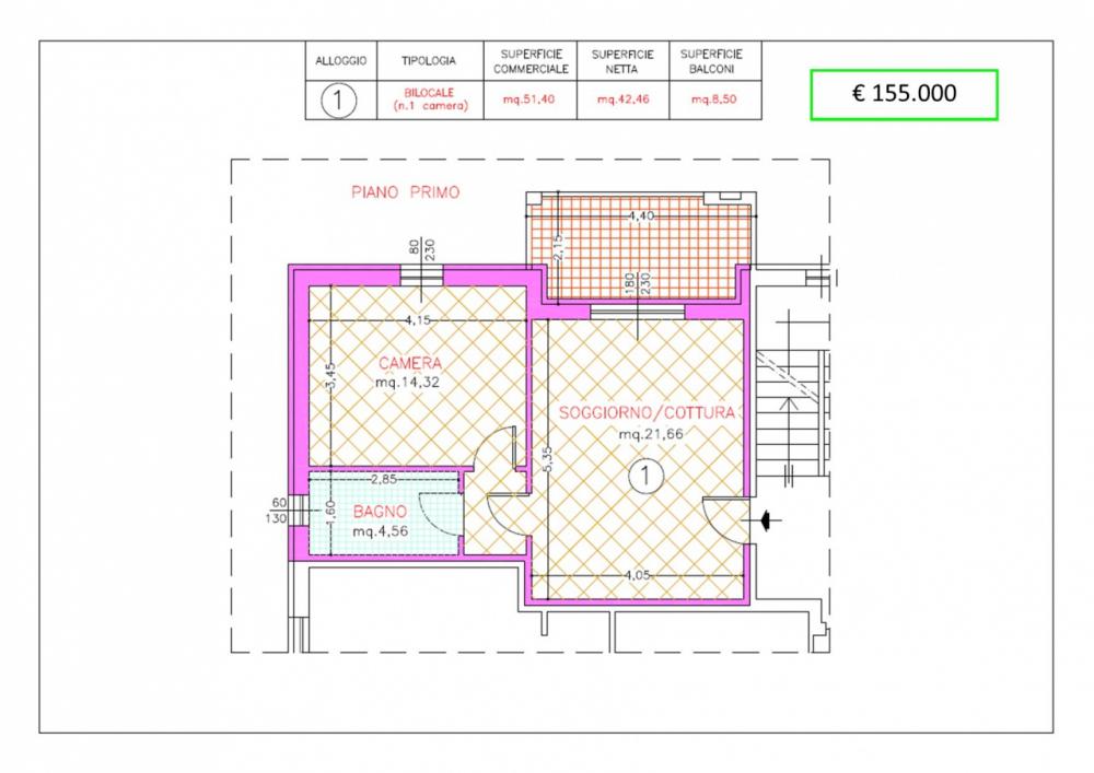 Appartamento bilocale in vendita a grosseto - Appartamento bilocale in vendita a grosseto