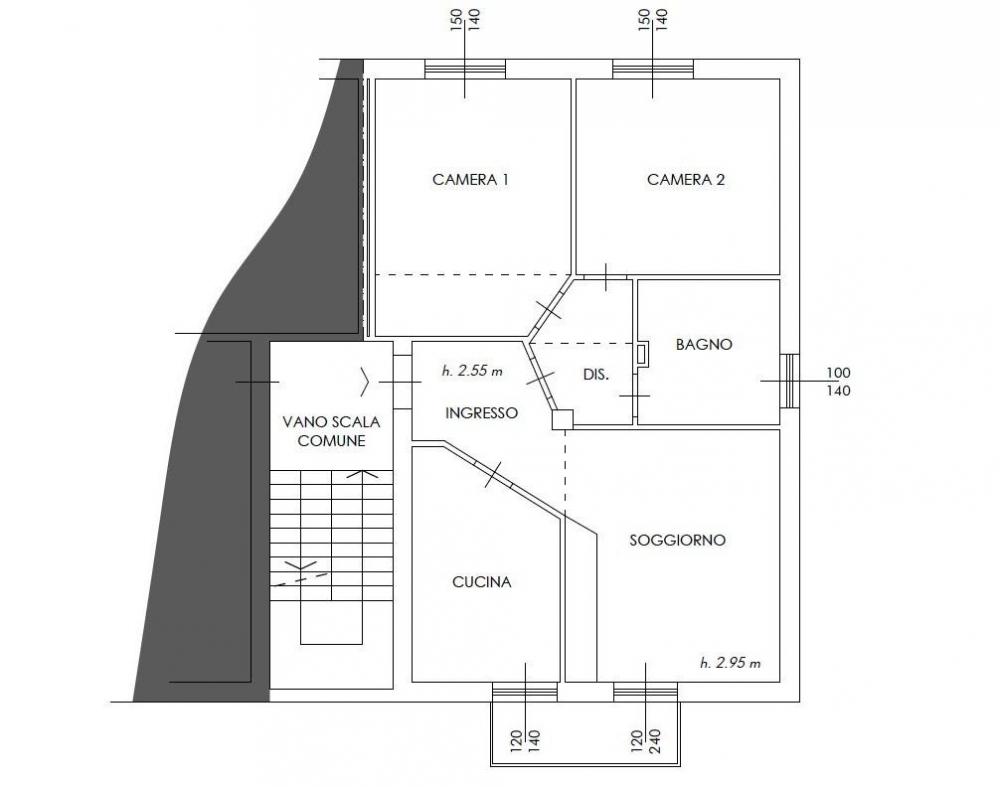 Appartamento trilocale in vendita a meda - Appartamento trilocale in vendita a meda