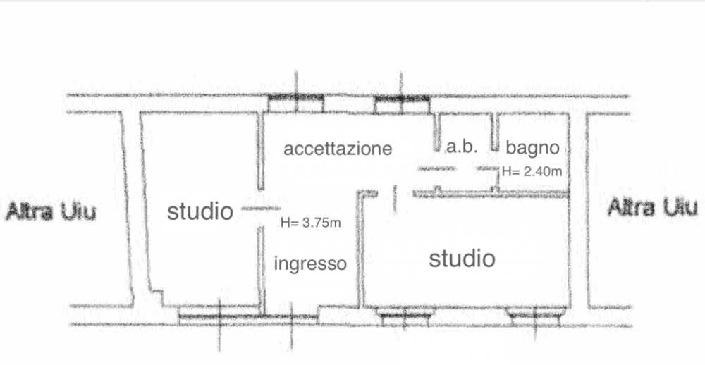 Negozio trilocale in affitto a Centro Storico - Negozio trilocale in affitto a Centro Storico