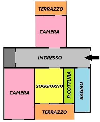 Appartamento trilocale in vendita a nole - Appartamento trilocale in vendita a nole