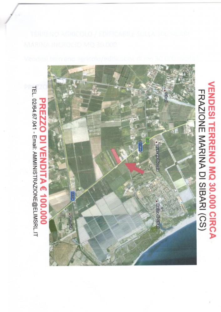 terreno agricolo in vendita a Cassano all'Ionio