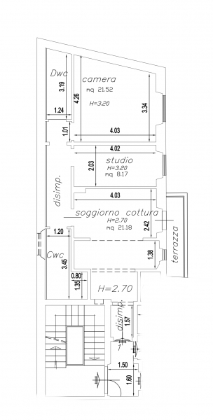 Appartamento trilocale in vendita a Firenze - Appartamento trilocale in vendita a Firenze