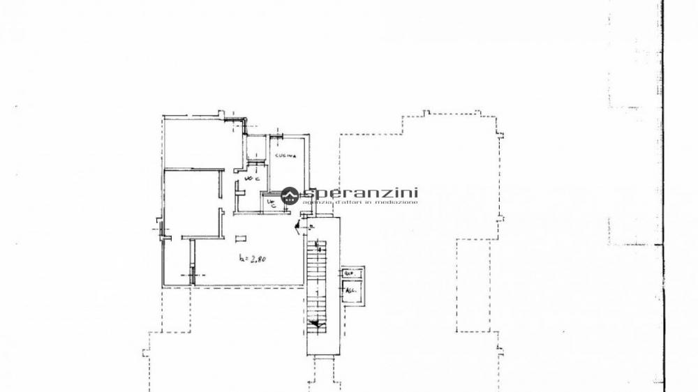 zona giorno - Appartamento trilocale in vendita a fano