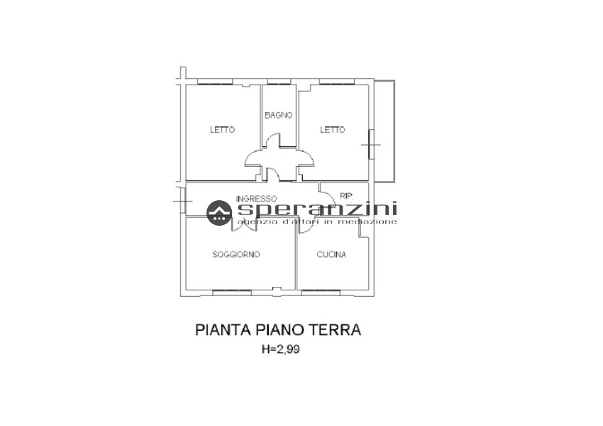 contesto - Appartamento trilocale in vendita a fossombrone