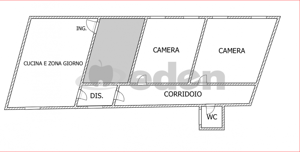 Appartamento trilocale in vendita a Centro Storico - Appartamento trilocale in vendita a Centro Storico