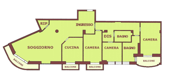a4b8ba59aa7a5169265b7a7358fbabf7 - Appartamento quadrilocale in vendita a Sanremo