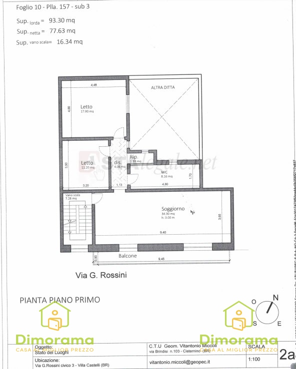 Appartamento trilocale in vendita a villa-castelli - Appartamento trilocale in vendita a villa-castelli