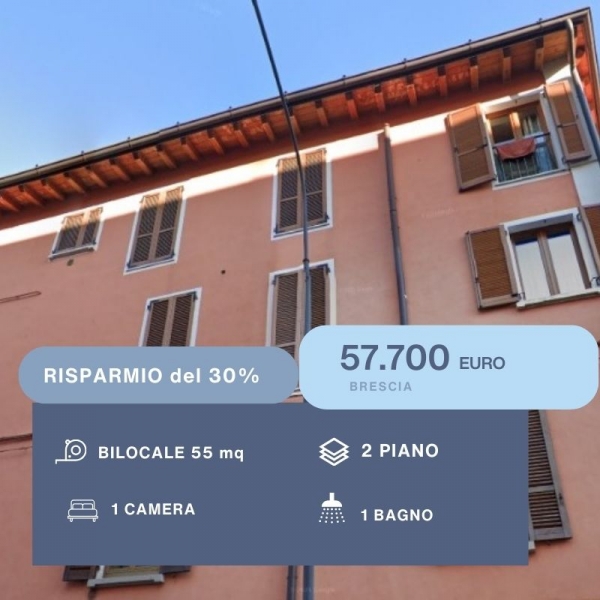 Appartamento bilocale in vendita a Brescia - Appartamento bilocale in vendita a Brescia