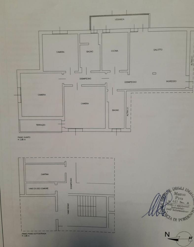 Appartamento plurilocale in affitto a Pordenone - Appartamento plurilocale in affitto a Pordenone