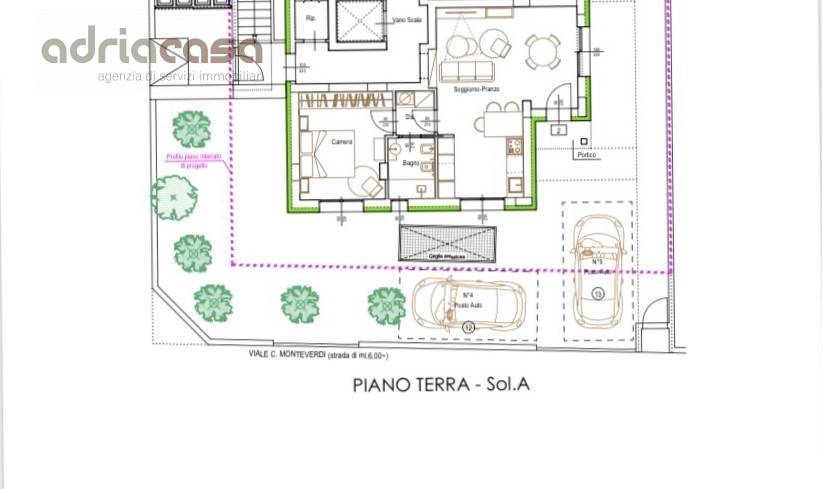 Appartamento trilocale in vendita a Riccione - Appartamento trilocale in vendita a Riccione