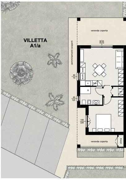 Villa bilocale in vendita a Trinit d'Agultu e Vignola - Villa bilocale in vendita a Trinit d'Agultu e Vignola