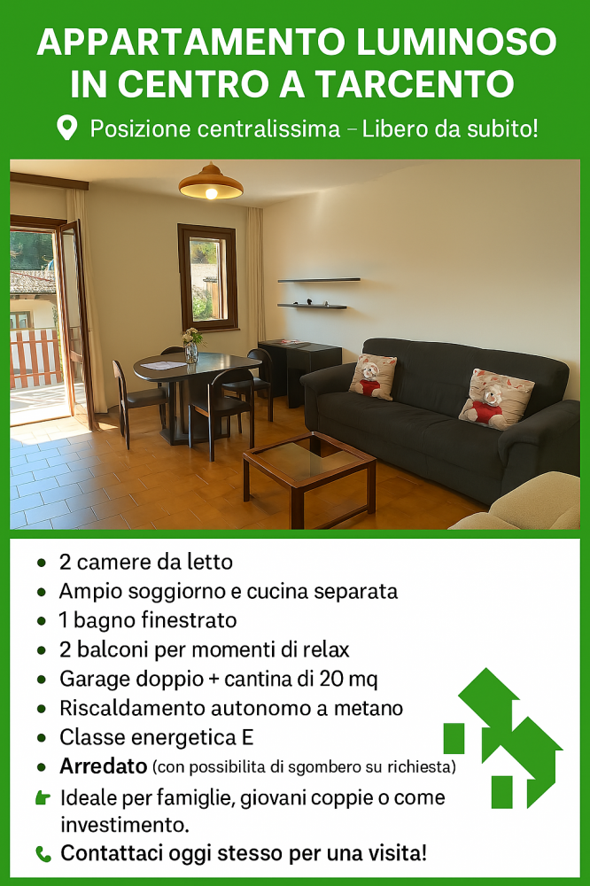 Appartamento quadrilocale in vendita a Tarcento - Appartamento quadrilocale in vendita a Tarcento