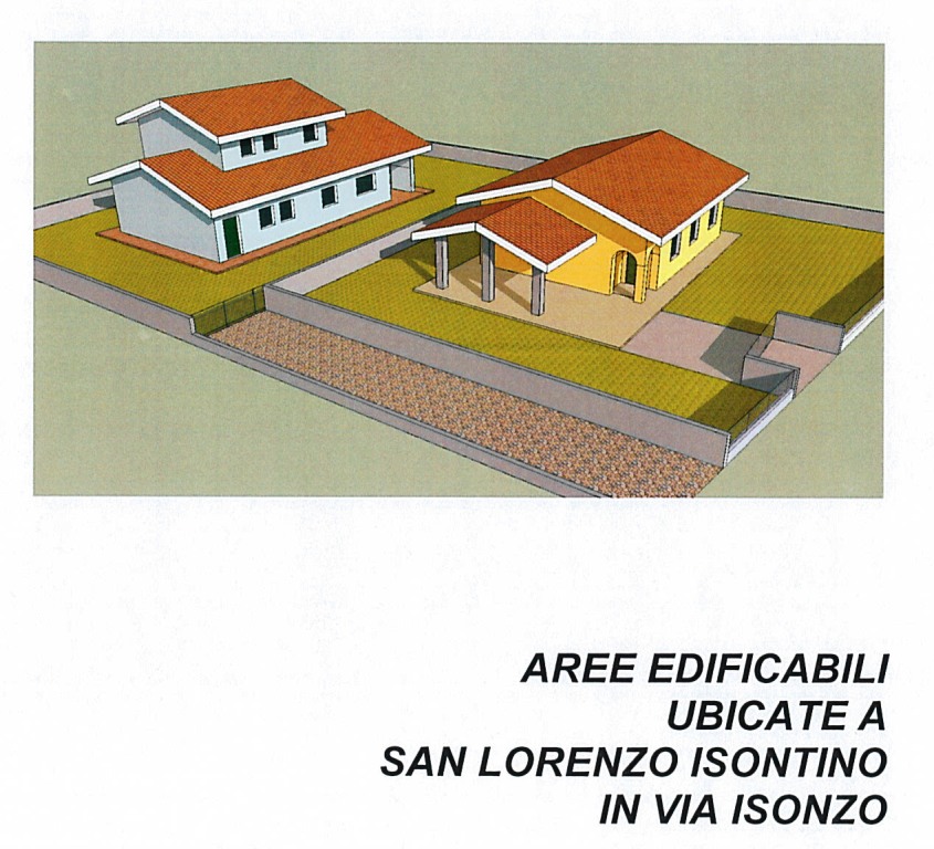 Terreno residenziale in vendita a San Lorenzo Isontino - Terreno residenziale in vendita a San Lorenzo Isontino