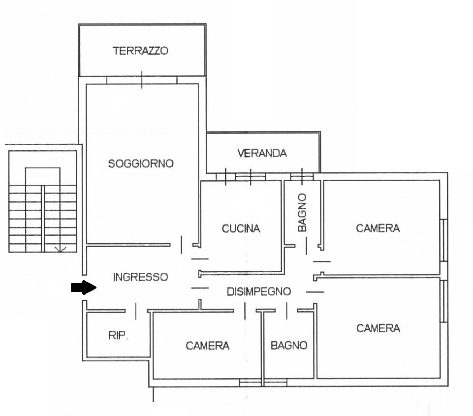 Appartamento plurilocale in vendita a Pordenone - Appartamento plurilocale in vendita a Pordenone