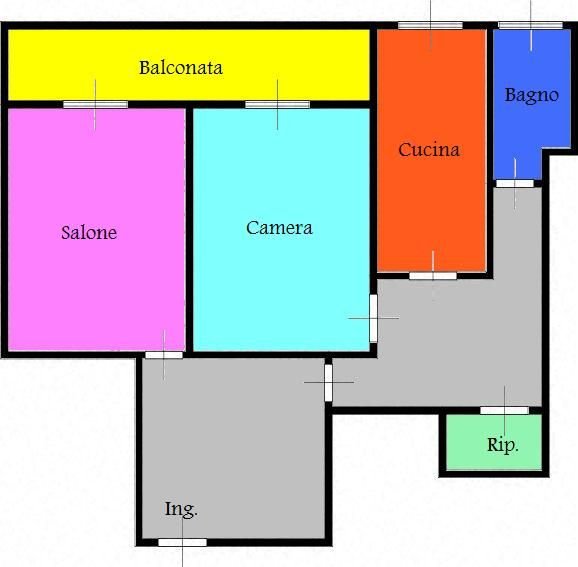 Appartamento bilocale in vendita a roma - Appartamento bilocale in vendita a roma