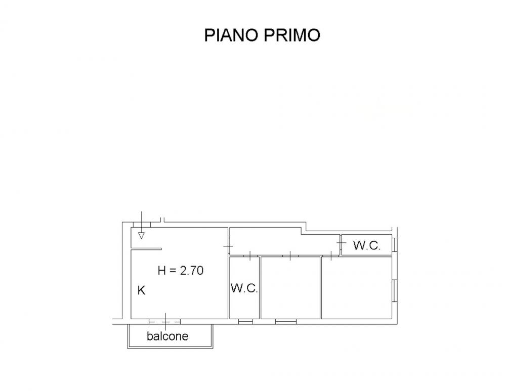 Appartamento quadrilocale in vendita a Fabriano - Appartamento quadrilocale in vendita a Fabriano