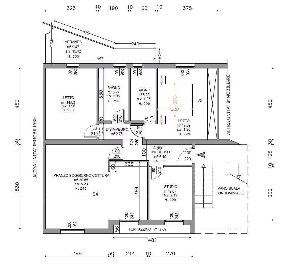 Appartamento quadrilocale in vendita a Ferrara - Appartamento quadrilocale in vendita a Ferrara