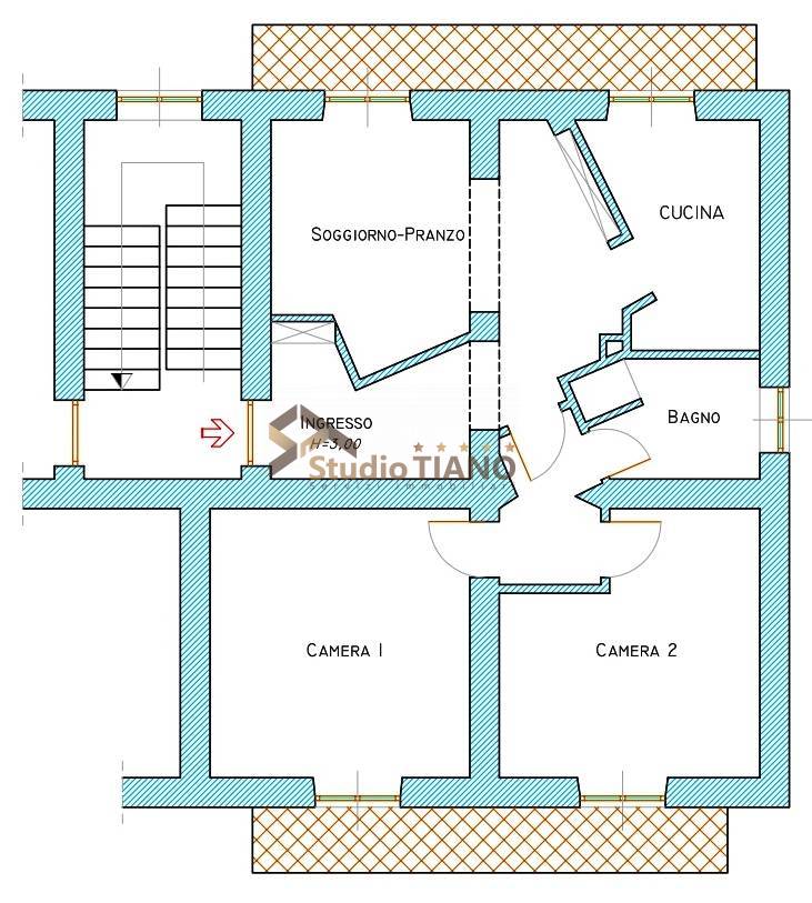 Appartamento trilocale in affitto a Cosenza - Appartamento trilocale in affitto a Cosenza