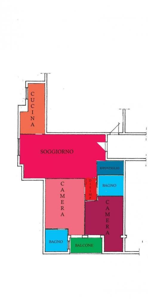 Appartamento trilocale in vendita a Roma - Appartamento trilocale in vendita a Roma