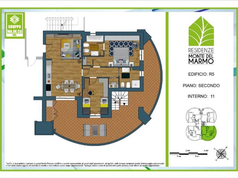 Appartamento trilocale in vendita a Roma - Appartamento trilocale in vendita a Roma