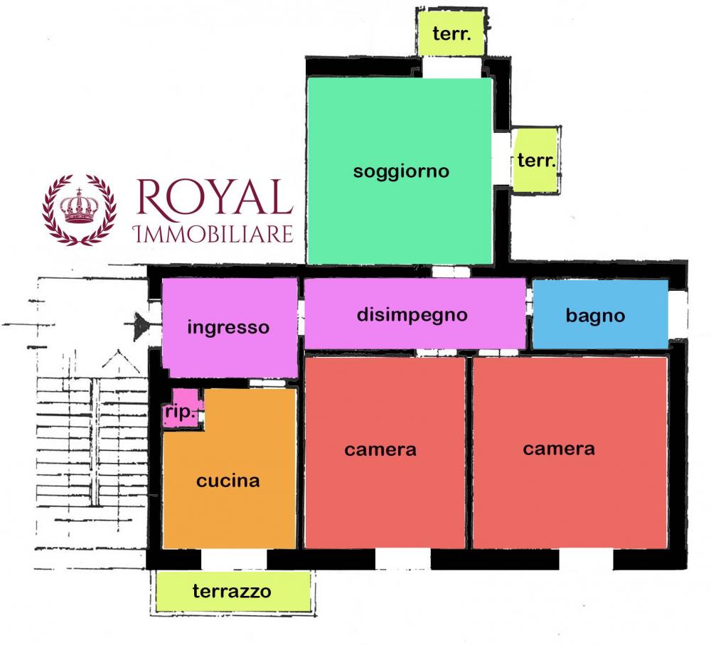 Appartamento trilocale in vendita a Livorno - Appartamento trilocale in vendita a Livorno