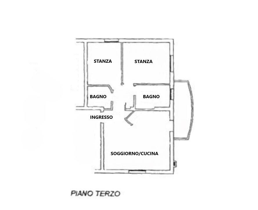 Appartamento trilocale in vendita a Venezia - Appartamento trilocale in vendita a Venezia