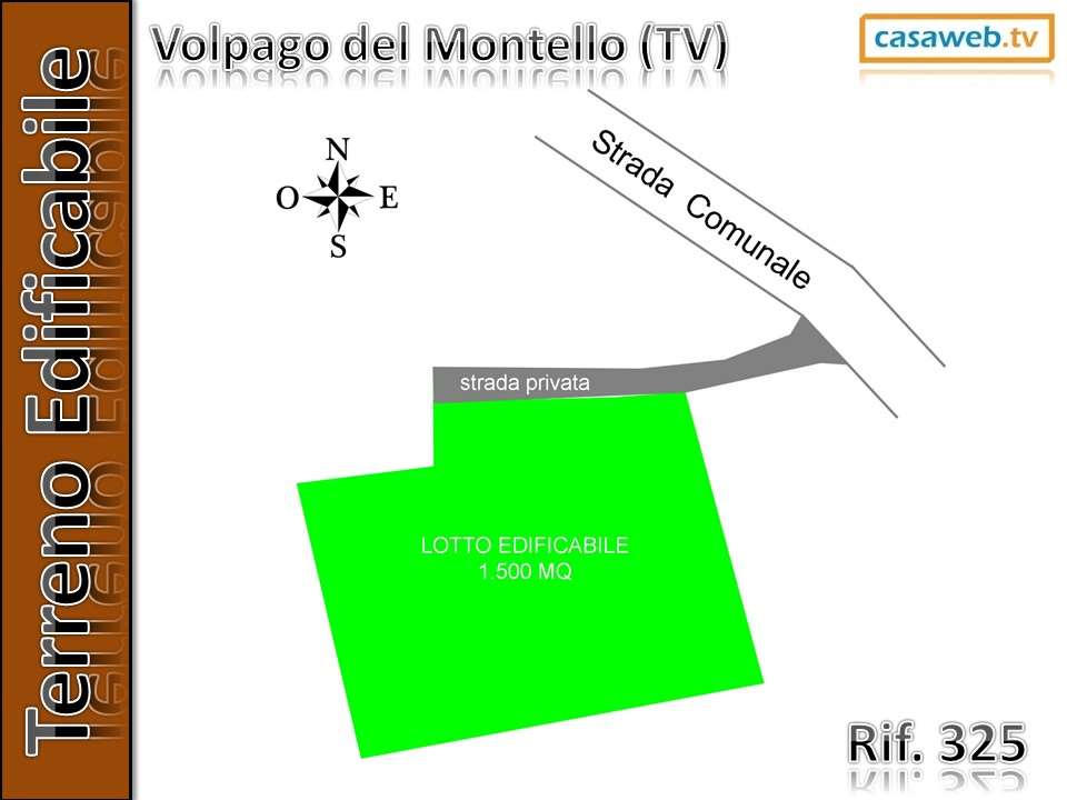 Terreno residenziale monolocale in vendita a volpago-del-montello - Terreno residenziale monolocale in vendita a volpago-del-montello