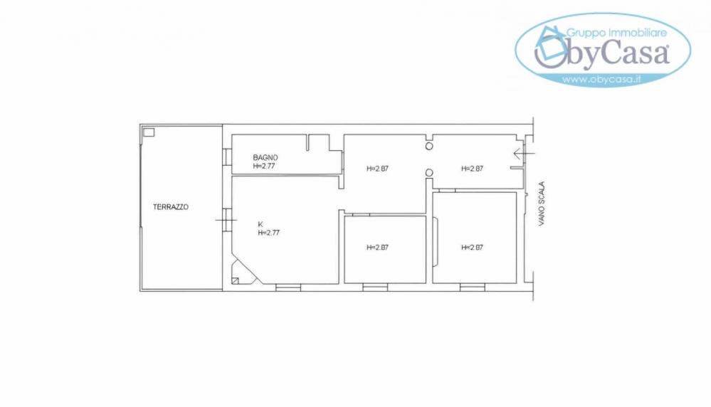 Appartamento quadrilocale in vendita a Vejano - Appartamento quadrilocale in vendita a Vejano