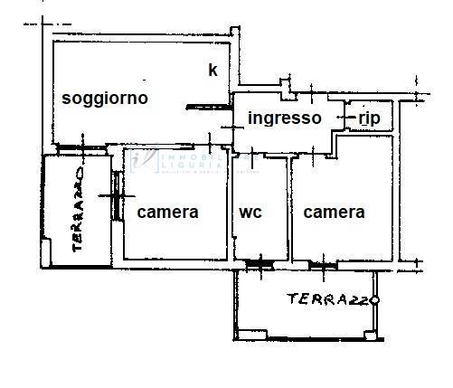 Appartamento trilocale in vendita a Albenga - Appartamento trilocale in vendita a Albenga