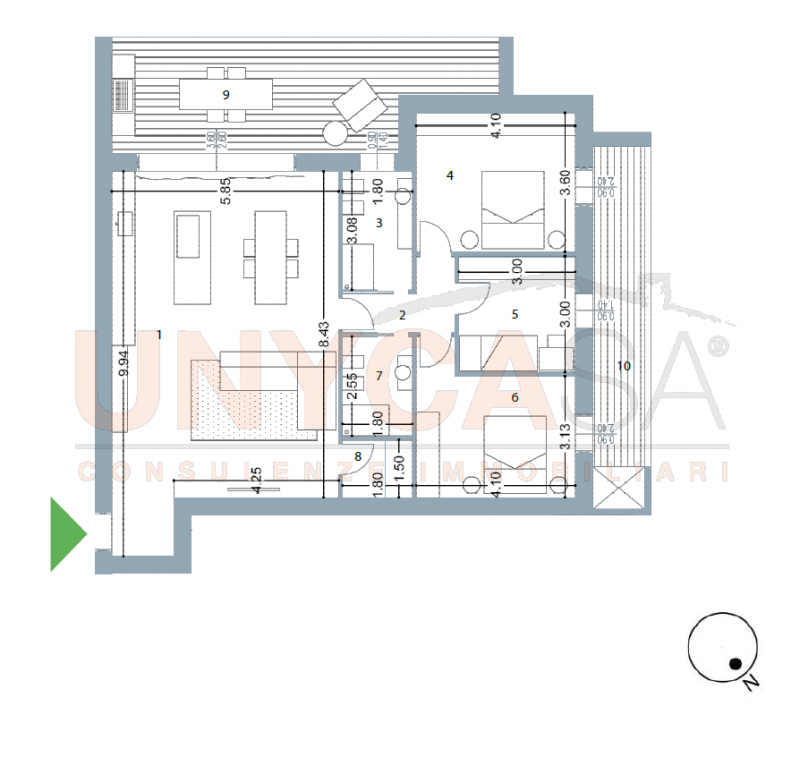 Appartamento quadrilocale in vendita a mestrino - Appartamento quadrilocale in vendita a mestrino