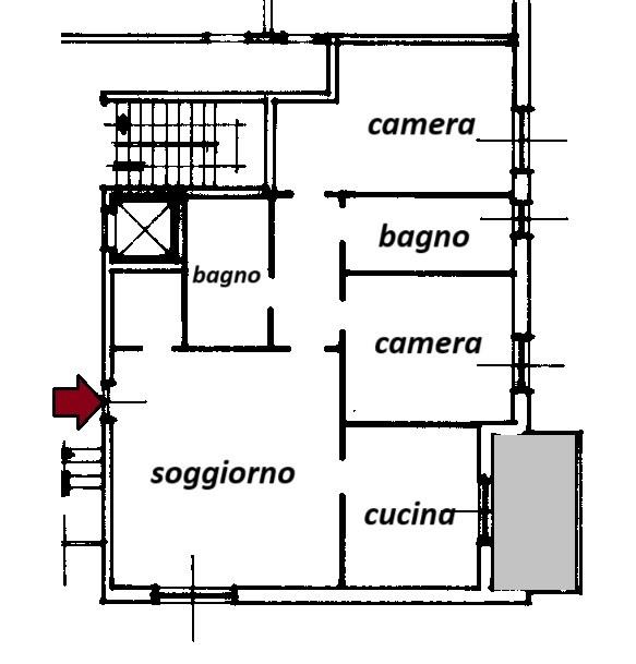 Appartamento trilocale in vendita a vimercate - Appartamento trilocale in vendita a vimercate