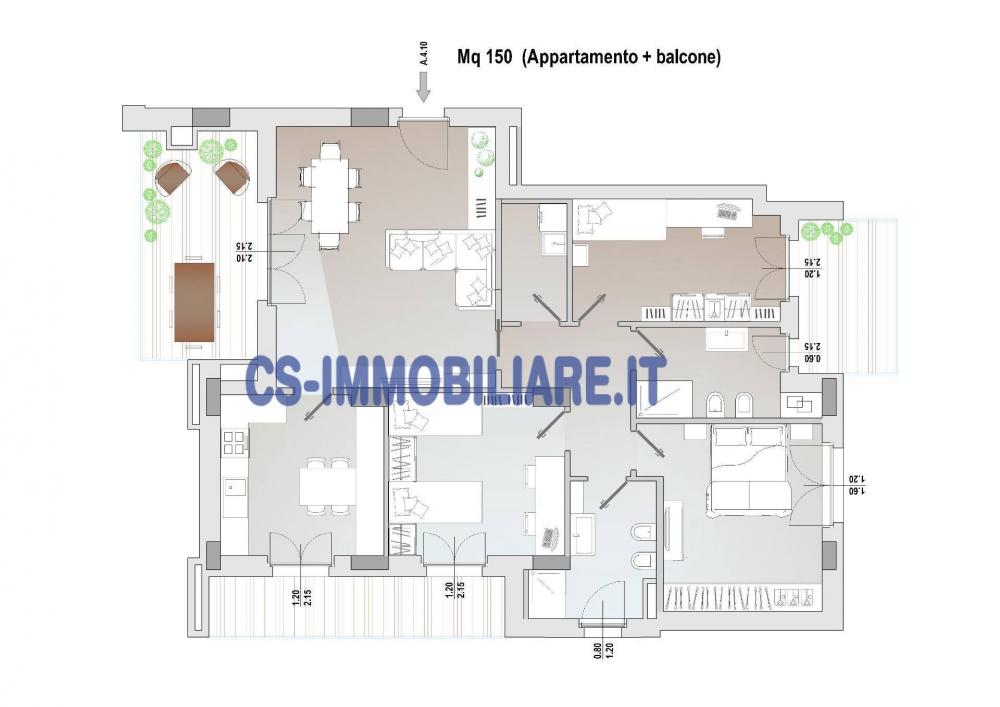 Appartamento plurilocale in vendita a Potenza - Appartamento plurilocale in vendita a Potenza