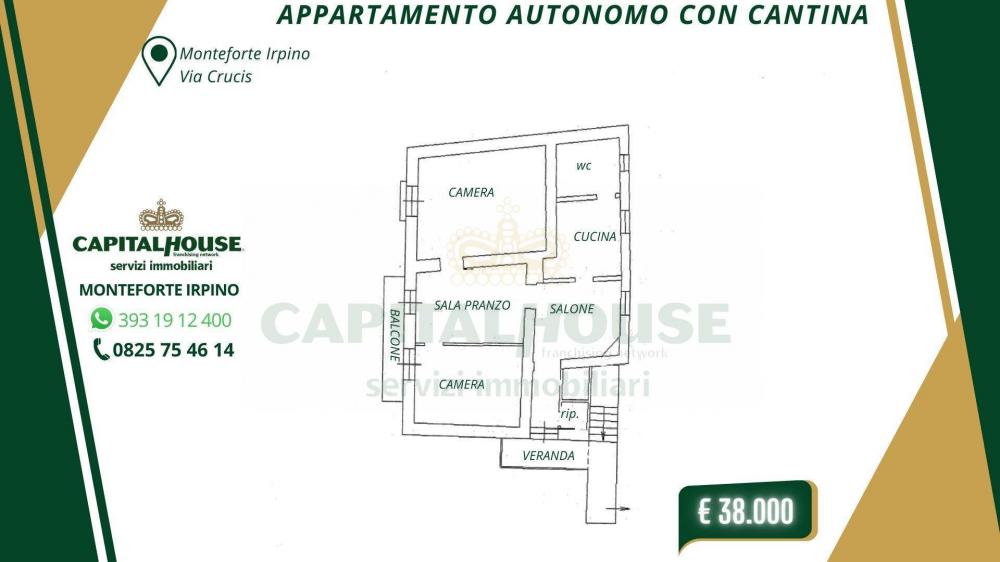 Casa trilocale in vendita a Monteforte Irpino - Casa trilocale in vendita a Monteforte Irpino