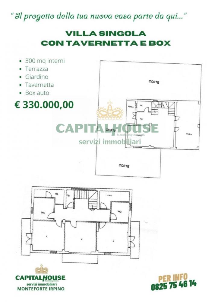 Villa indipendente quadrilocale in vendita a Forino - Villa indipendente quadrilocale in vendita a Forino