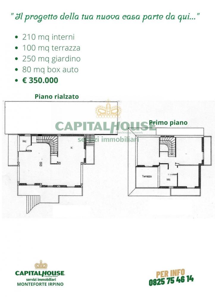 Villa indipendente plurilocale in vendita a Monteforte Irpino - Villa indipendente plurilocale in vendita a Monteforte Irpino