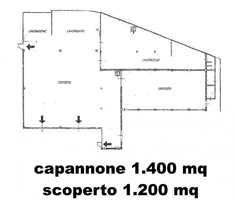 capannone in affitto a Cesena