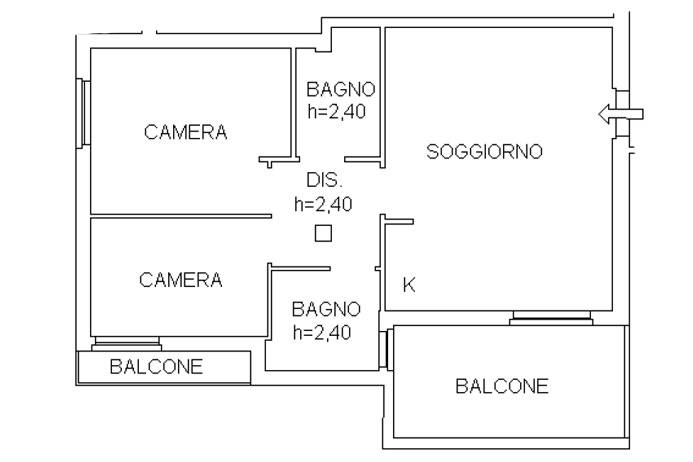 Attico trilocale in affitto a Milano - Attico trilocale in affitto a Milano