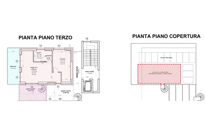 Attico bilocale in vendita a Torre Boldone - Attico bilocale in vendita a Torre Boldone