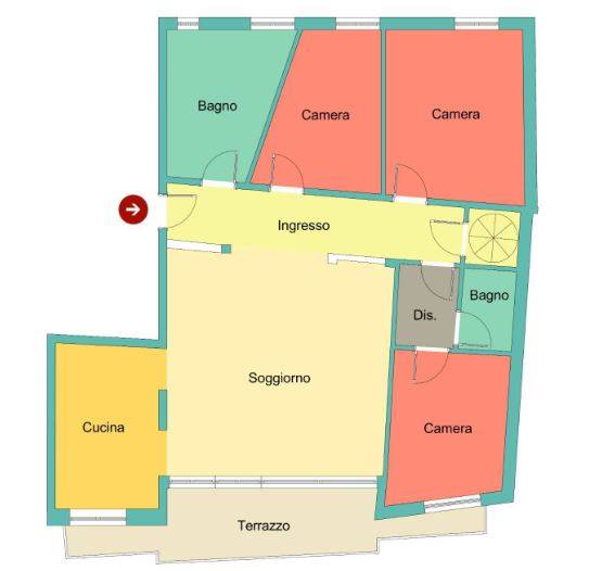 Appartamento plurilocale in vendita a Finale Ligure - Appartamento plurilocale in vendita a Finale Ligure