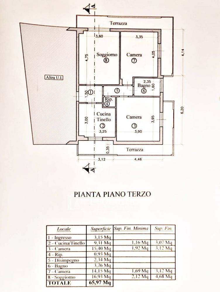 Appartamento quadrilocale in vendita a Viareggio - Appartamento quadrilocale in vendita a Viareggio