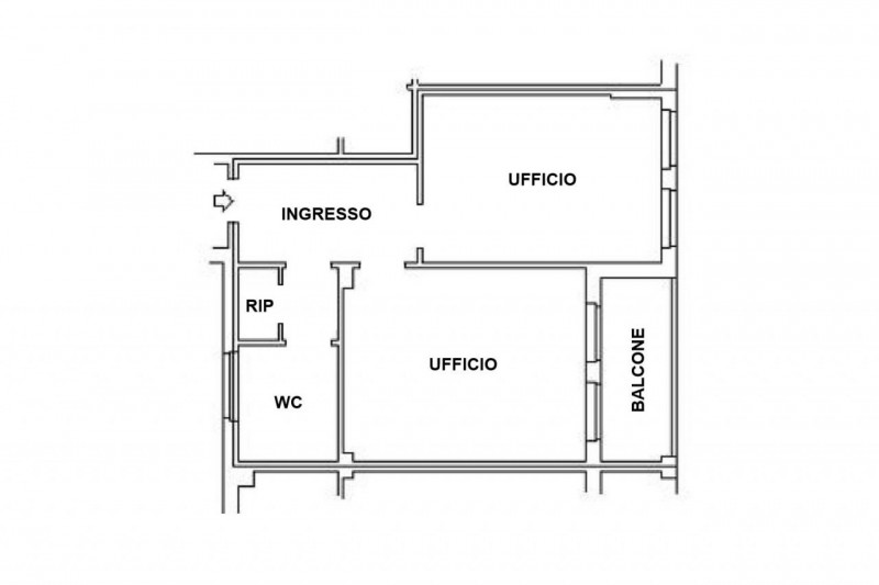 Ufficio bilocale in vendita a viterbo - Ufficio bilocale in vendita a viterbo