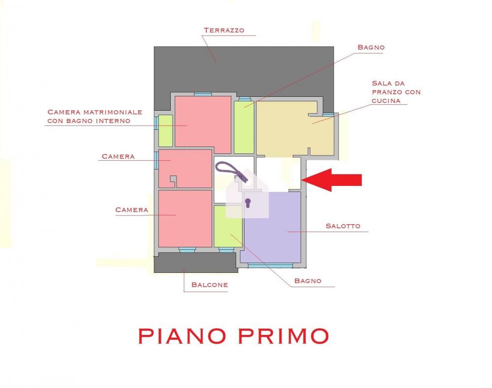Appartamento plurilocale in vendita a Corridonia - Appartamento plurilocale in vendita a Corridonia