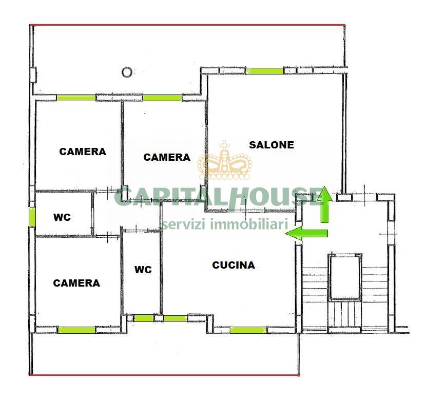Appartamento quadrilocale in vendita a Caserta - Appartamento quadrilocale in vendita a Caserta