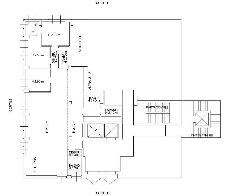 Appartamento quadrilocale in vendita a Milano - Appartamento quadrilocale in vendita a Milano