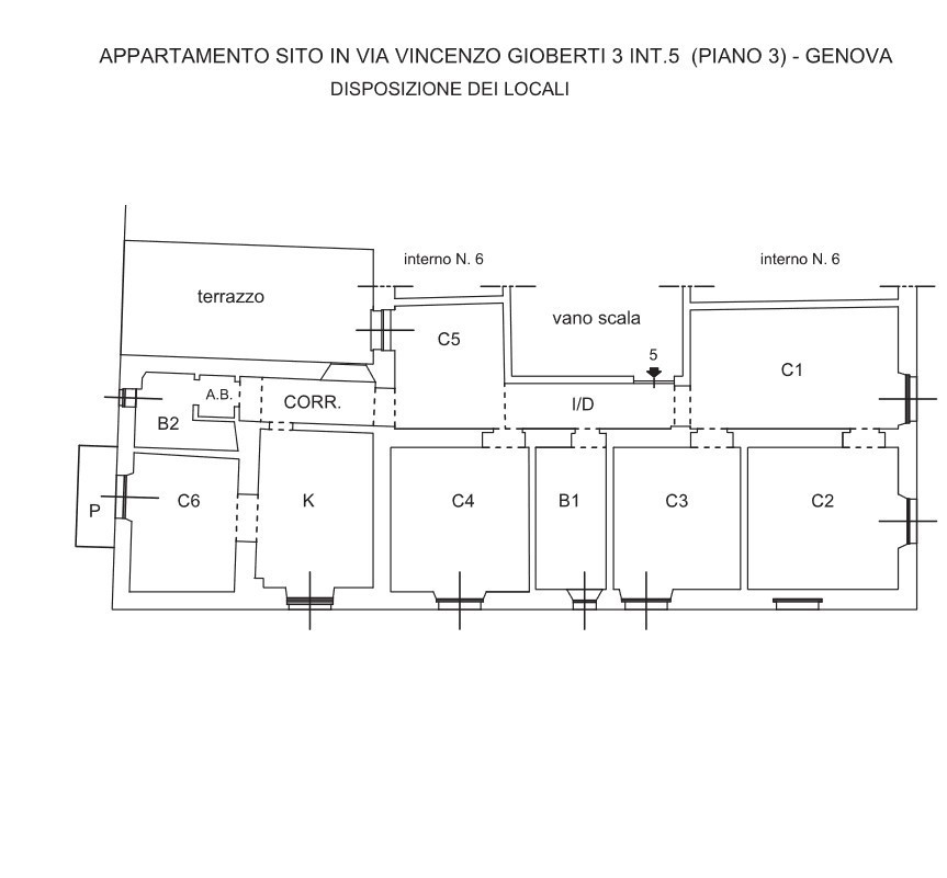 Appartamento plurilocale in vendita a genova - Appartamento plurilocale in vendita a genova