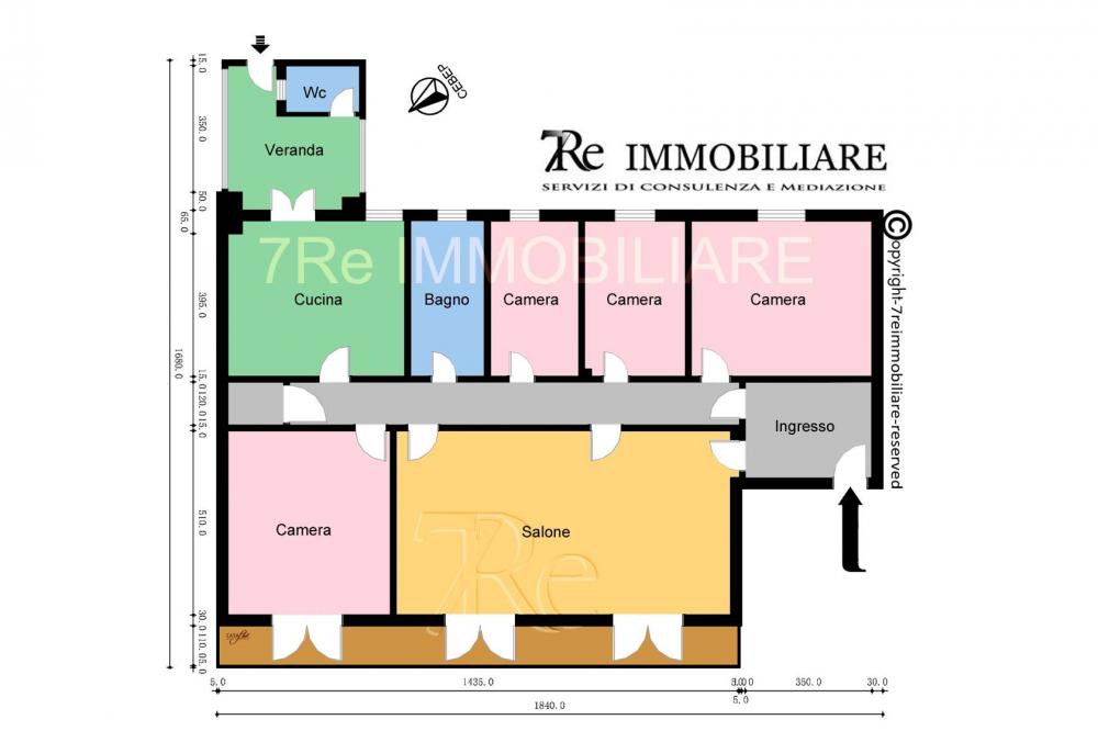 Appartamento plurilocale in vendita a Palermo - Appartamento plurilocale in vendita a Palermo