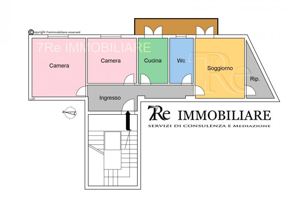 Appartamento trilocale in vendita a Palermo - Appartamento trilocale in vendita a Palermo