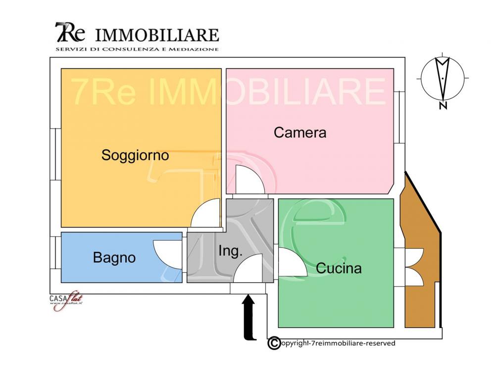 Appartamento bilocale in vendita a Palermo - Appartamento bilocale in vendita a Palermo