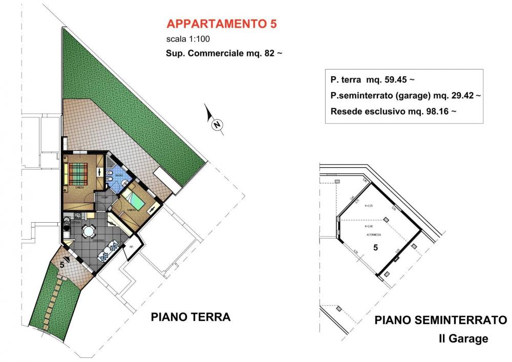 Appartamento trilocale in vendita a Montespertoli - Appartamento trilocale in vendita a Montespertoli