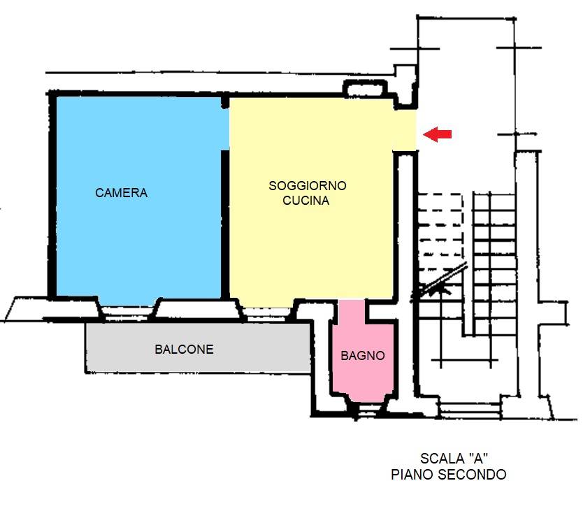 Appartamento bilocale in vendita a Legnano - Appartamento bilocale in vendita a Legnano